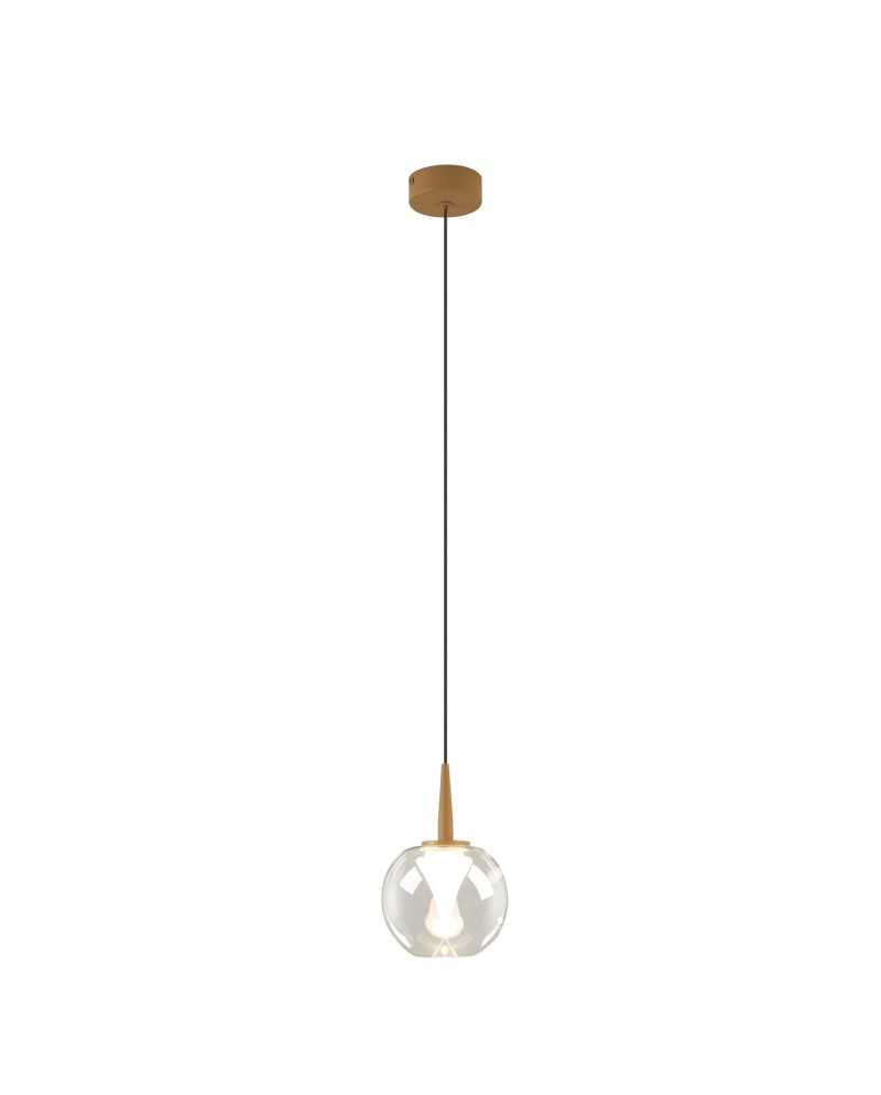 ANDRÓMEDA * COLGANTE 1L - BASE ORO - CRISTAL TRANSPARENT 8941